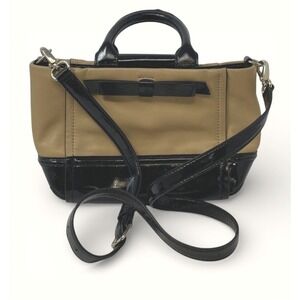 Kate Spade New York Chelsea Park Gigi Satchel Macchiato Black Leather Crossbody